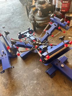 Screen print machine