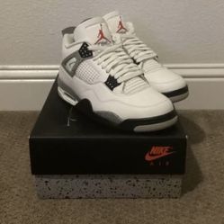Jordan 4 Retro White Cements 