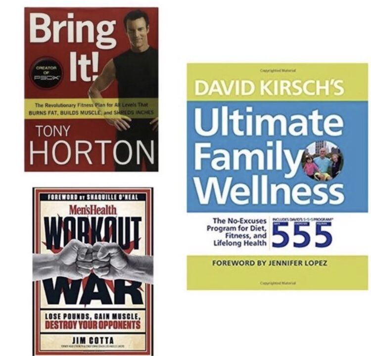 Final Sale NWT Diet hard cover book 3pk Set