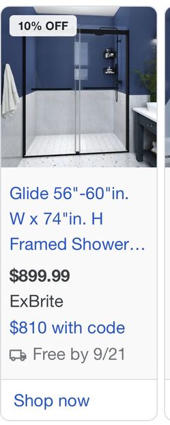 60” X 74” Glass For Shower Doors 