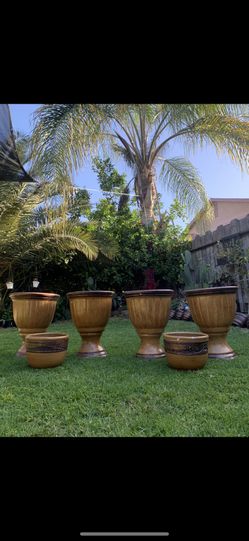 Masetas De Barro /clay Garden Pots