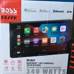 Boss Elite BE7ACP Car Stereo With Touch Screen Display Navigation & Media Player