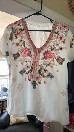 Flowered blouse