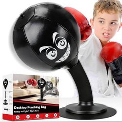 new Desktop Punching Bag - Stress Relief, Suction Cup Design for Office Table and Counters, Heavy Duty Stress Relief Ball, Fun Gifts Suitable for All 