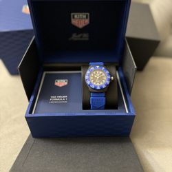 Kith TAG Heuer Formula 1 Blue Watch Limited Edition 1/825 WITH RECIEPT