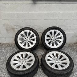 19" OEM Tesla Model S Wheels Rims Set of 4 19X8 5x120 + Tires