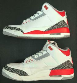 Size 13 Jordan 3 Retro Fire Red