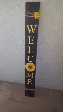 Custom made welcome boards