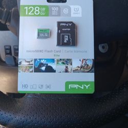 128GB MicroSDXC Flash Card Elite By PNY 
