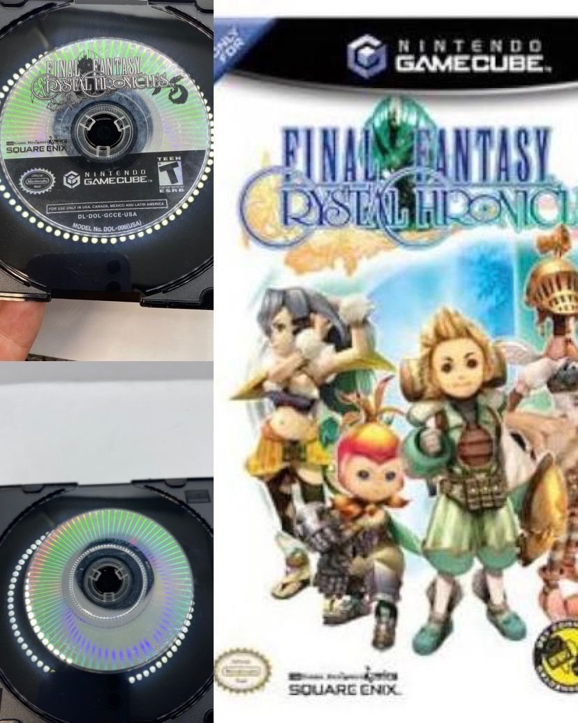 Final Fantasy: Crystal Chronicles (Nintendo GameCube, 2004) DISC only Tested