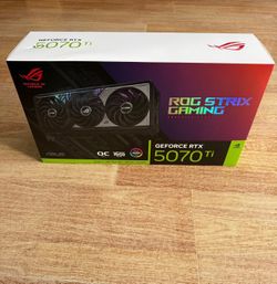 ASUS ROG Strix RTX 5070 Ti OC Edition 16GB GDDR7 - NEW SEALED - 4K Gaming GPU