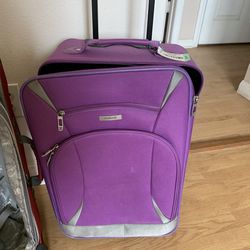 Purple Carryon Luggage