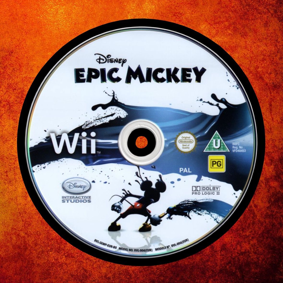 Disney Epic Mickey - Nintendo Wii Game - Disc Only