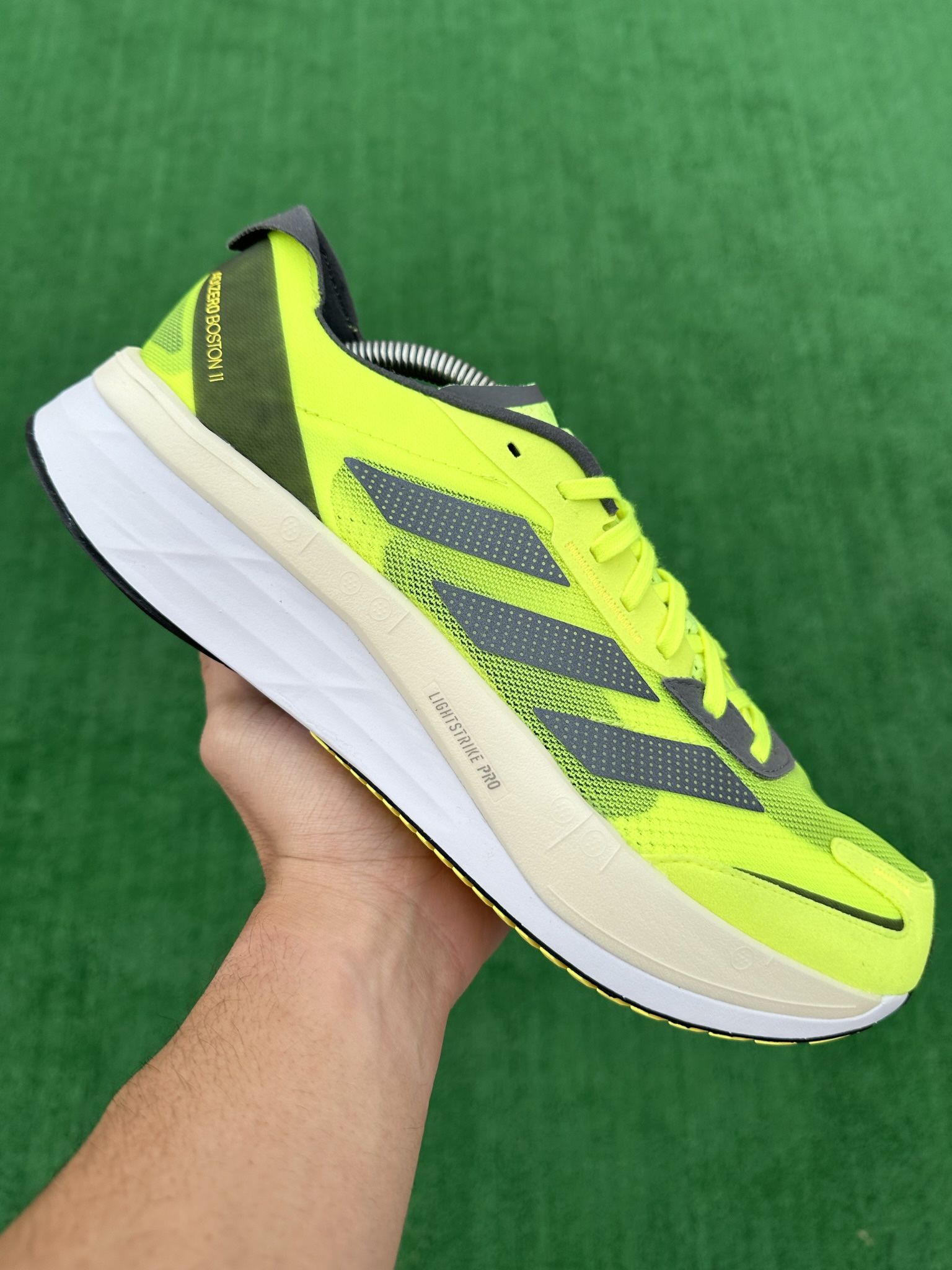 ADIDAS ADIZERO BOSTON 11 “SOLAR YELLOW” (Size 11, Men's) - Main Image