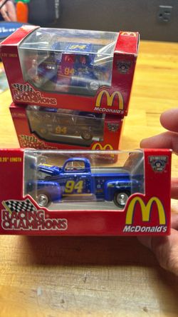 Racing Champions McDonald's #94 Die-Cast Cars Set of 3
