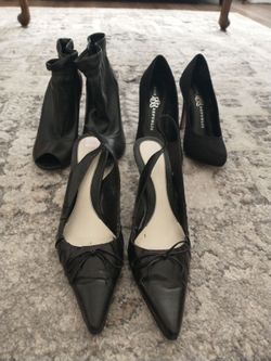 Black bundle shoes