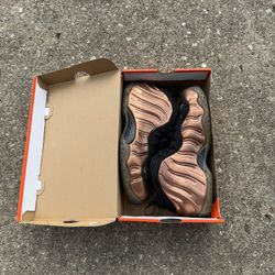 Nike Air Foamposite Copper Size 9 REPLACEMENT BOX