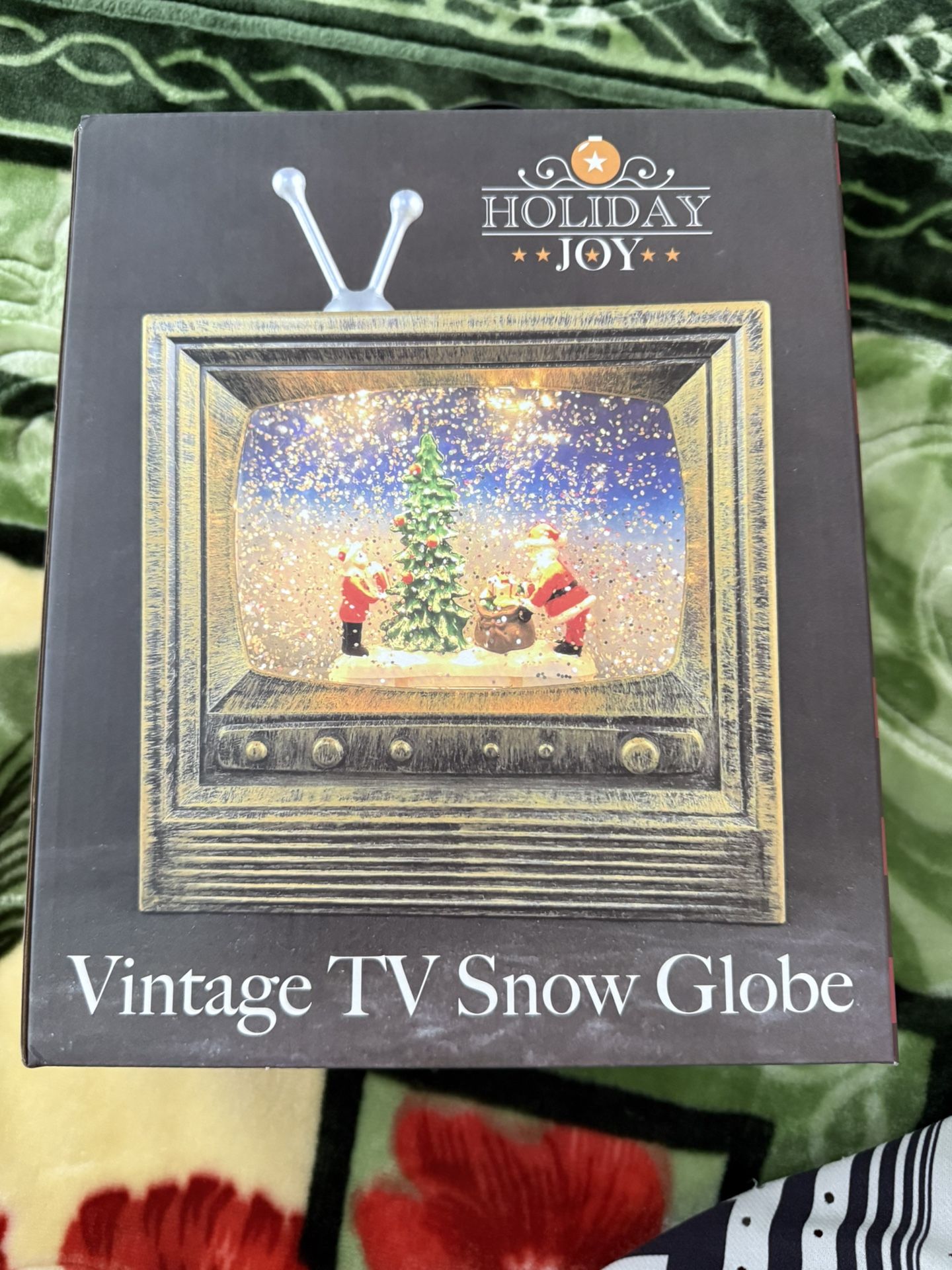 Vintage TV Snow Globe