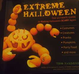 Halloween book scary creations Decorations pumpkins pranks. Perfect ideas