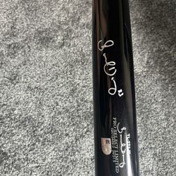 Angels Baseball Bat Signed 