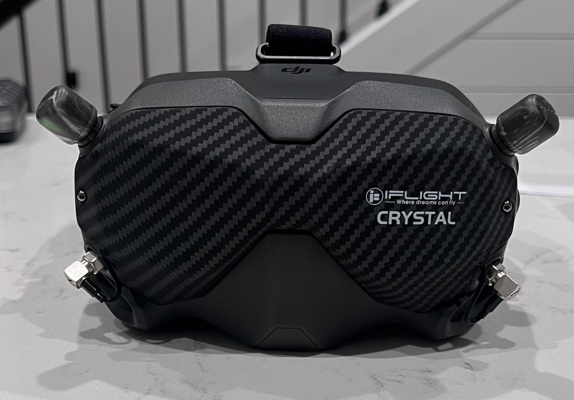DJI FPV Goggles With iFlight Crystal Eye Plate