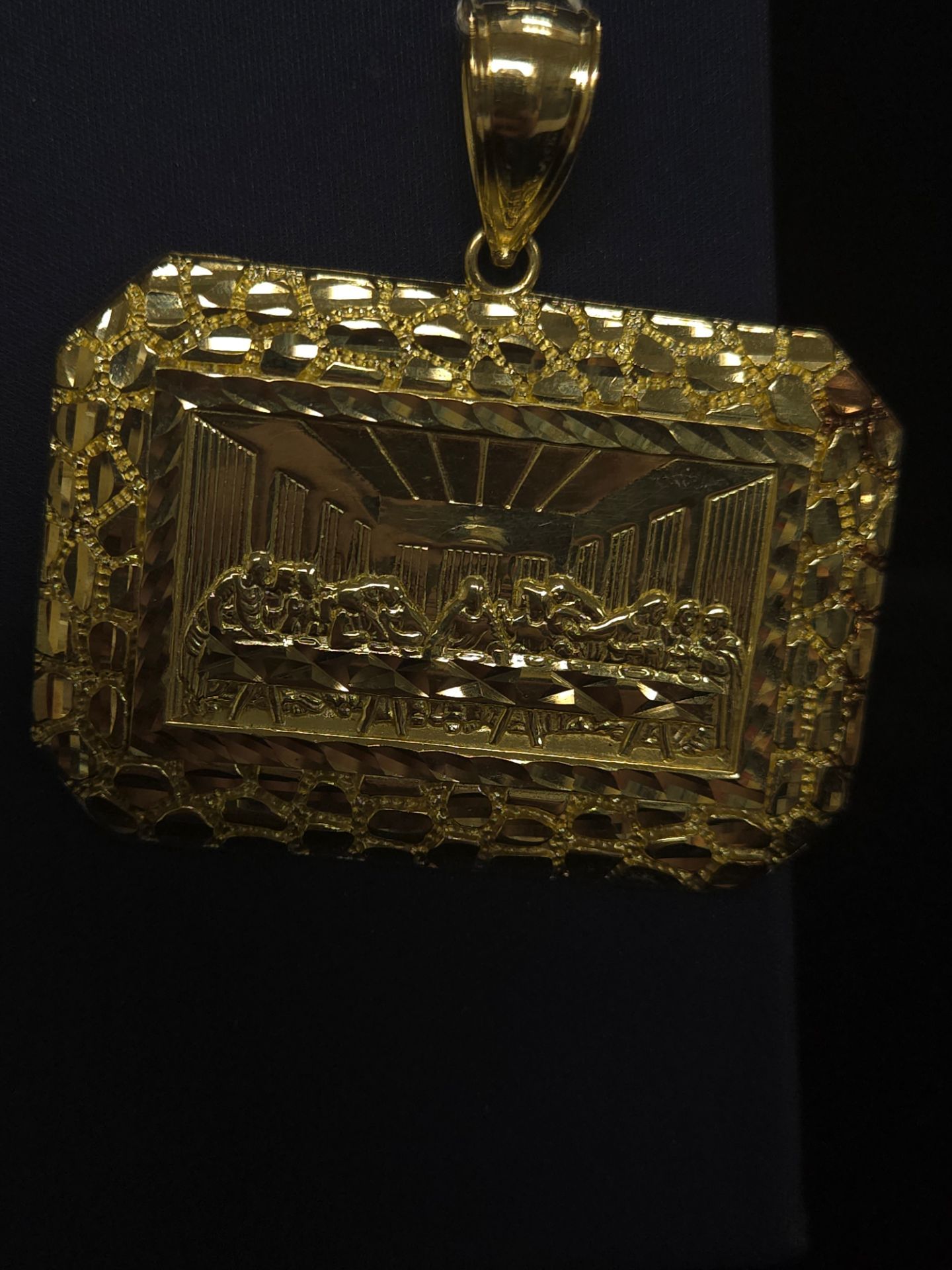 10k Gold Religious Pendant