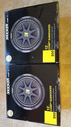2 12" KICKER SUBWOOFER S
