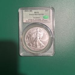 2024 Silver Eagle MS70 