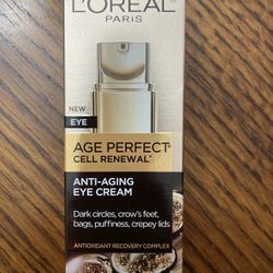 NWT L’ OREAL Age Perfect Cell Renewal Anti-aging Eye Cream