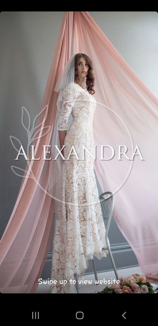 Modest Wedding Dress With Adjustable Corset