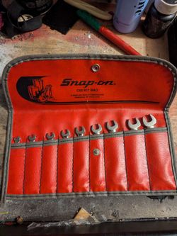 Snap on mini wrench set 1/8- 3/8 open end
