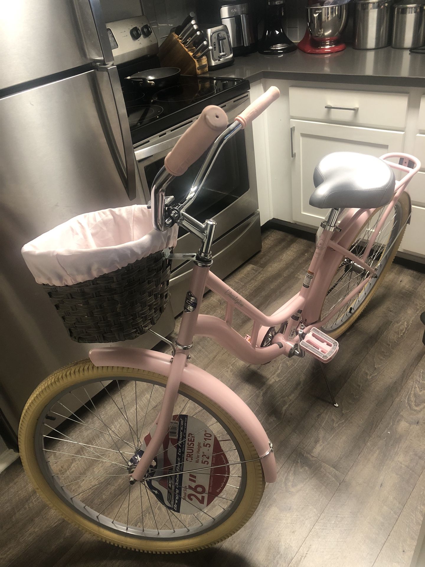 Bca Charleston Cruiser Pink 26 Inch Cruiser Bike BCA Charleston