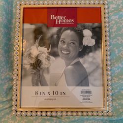 Frame, picture, 8 x 10”, pearl-like trim