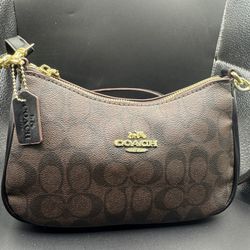 Dark Brown Coach Teri Bag