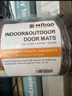 Front Door Mat Outdoor Entrance, 61.5" x 36" Heavy Duty Welcome Mat, Waterproof Dirt Trapper Doormat, Super Absorbent Indoor Entryway Rug for Pa