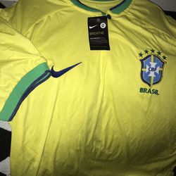 Brazil Nike Jersey New W/tags Large