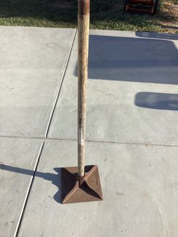 Cast iron hand tamper 10”*10”