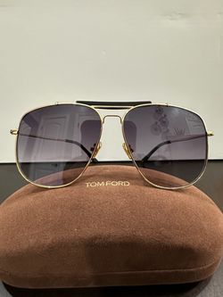 Tom Ford Aviator Sunglasses Gold Frame