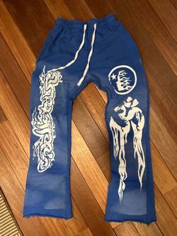 blue hellstar pants for men