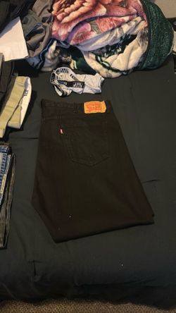 Black pre-washed 501s size 50 x 30
