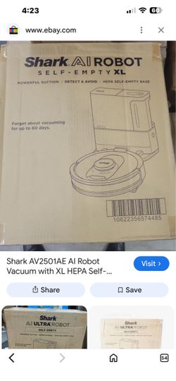 Shark Al ULTRA ROBOT Self- EMPTY XL Vacuum
