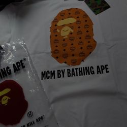 Bape x mcm shirt