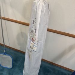 Sun2Solar Blue 8 ft x 8 ft Square Solar Hot tub Cover | 1600 Series | Heat Retaining Blanket