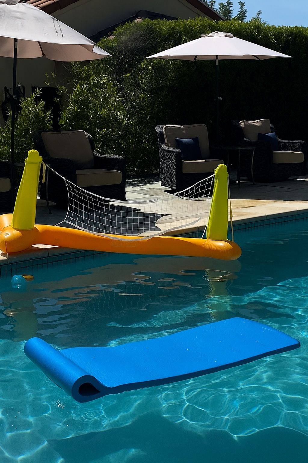 Swimming Pool Float Mat (2 Blue, Like New - 25% Off)