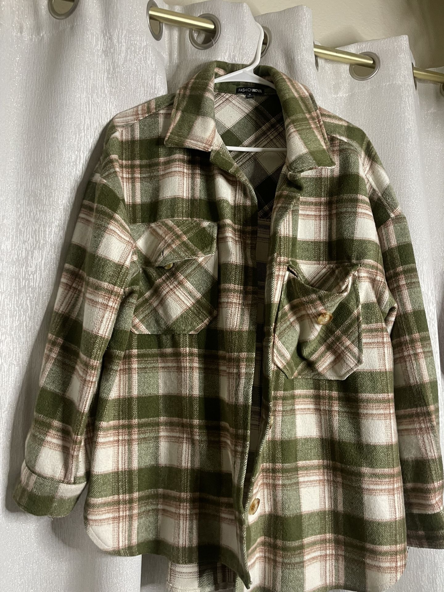 Green Flannel/Jacket