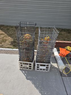 Crab Traps and tongs