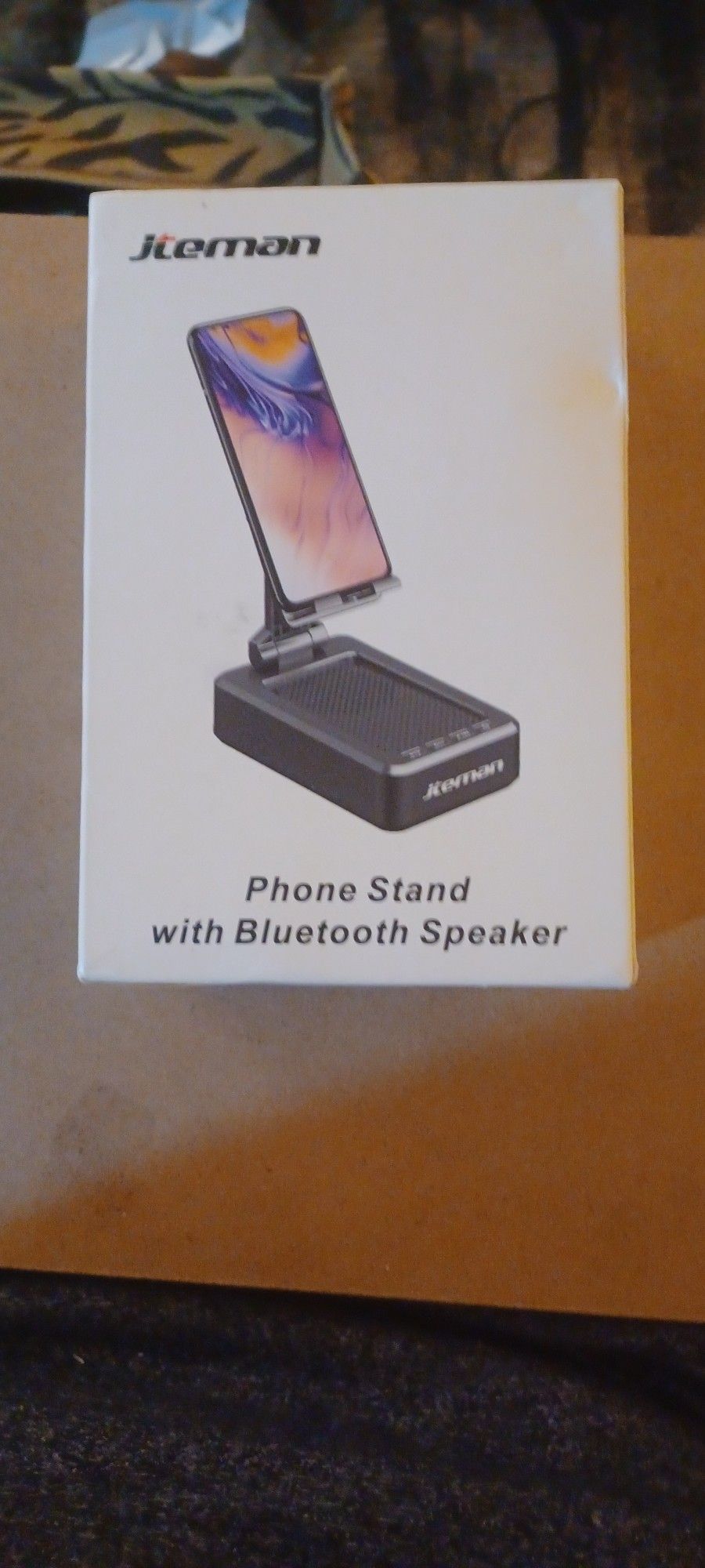 J teman Phone Stand With Speaker