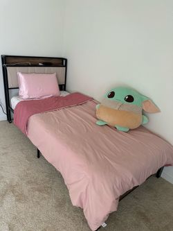 Twin XL Bed Frame & Mattress