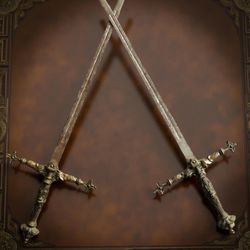 Antique Pair of 18th Century Decorative Ceremonial Swords β 36β³