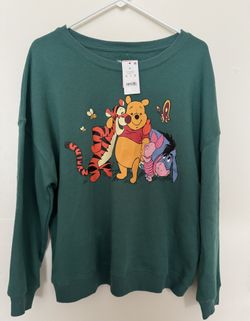 Women’s Brand New Winnie The Pooh And Friends Sweatshirt